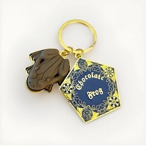 New Harry Potter Inspired Chocolate Frog Keychain Wizard Fantasy Accessory Y2K